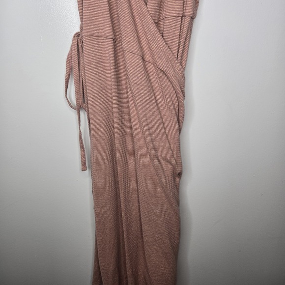 New Patagonia Wear With All Dress Wrap Evening Mauve Sz L Hemp Blend Longplains - Picture 5 of 13